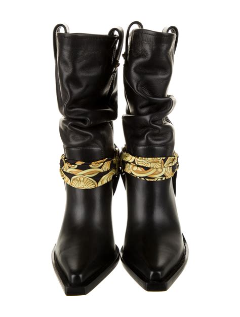 versace leater|versace leather boots.